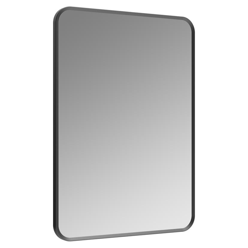 Virginia 600mm(w) x 800mm(h) Rectangle Mirror - Matt Black