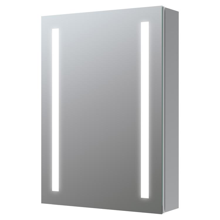 Missouri 500mm(w) 1 Door Front-Lit LED Mirror Cabinet