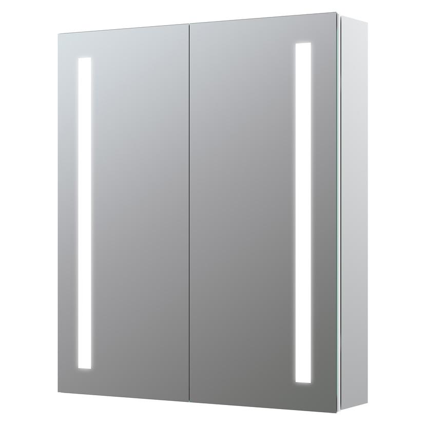 Missouri 600mm(w) 2 Door Front-Lit LED Mirror Cabinet