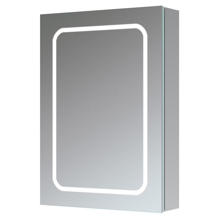 Washington 500mm(w) 1 Door Front-Lit LED Mirror Cabinet