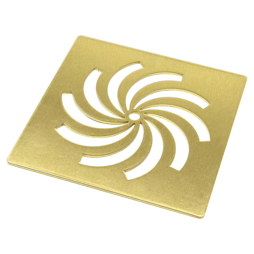 25mm(h) Designer Shower Tray Waste - Brushed Brass