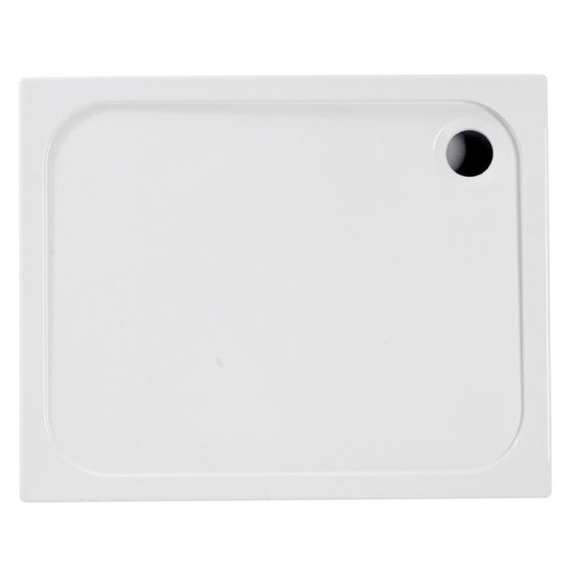 Deluxe 900x700mm Rectangular Shower Tray with Waste - 45mm Depth