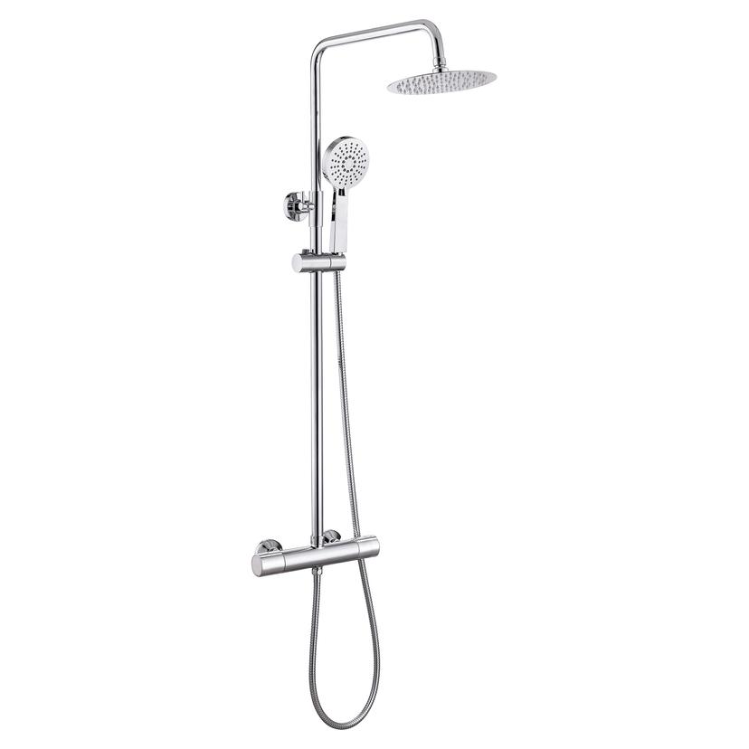 Ronda Cool-Touch Thermostatic Mixer Shower With Riser & Overhead Kit