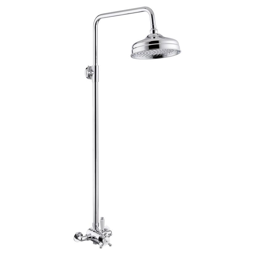 Toledo Shower Pack 2 - Concentric Single Outlet & Overhead Shower Kit