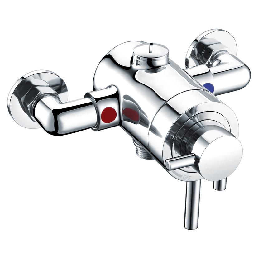 Modern Exposed Thermostatic Shower Valve