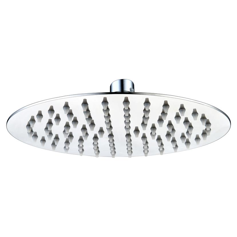 Ultra Slim Round 200mm Showerhead - Stainless Steel