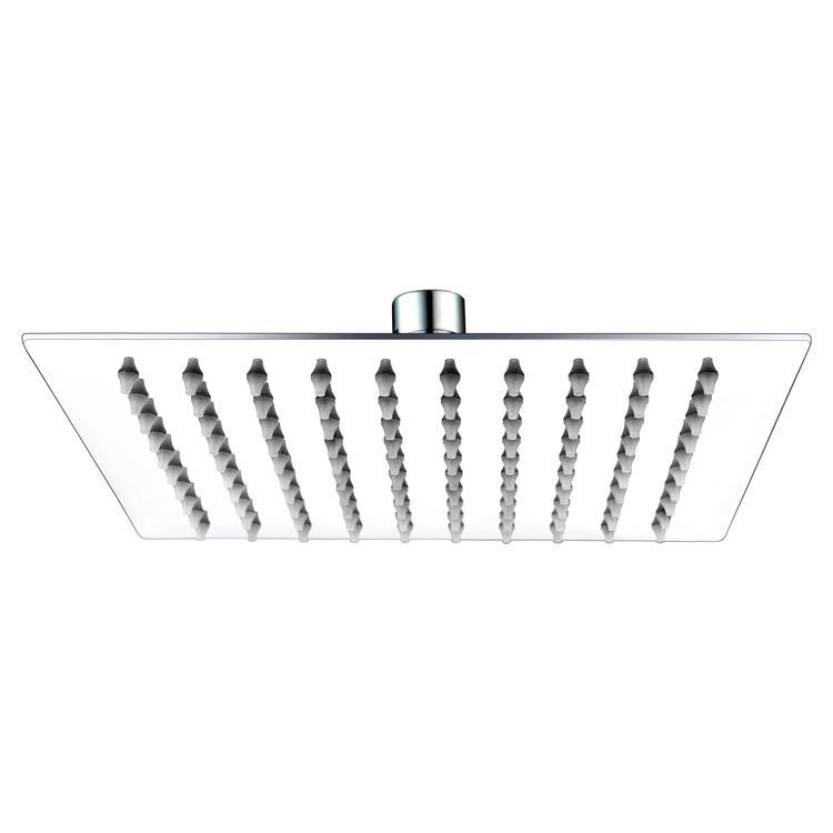 Ultra Slim Square 250mm Showerhead - Stainless Steel