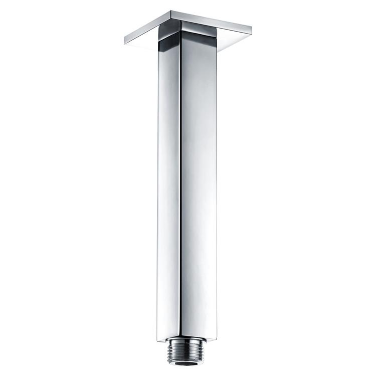 Square Ceiling Arm 180mm - Chrome