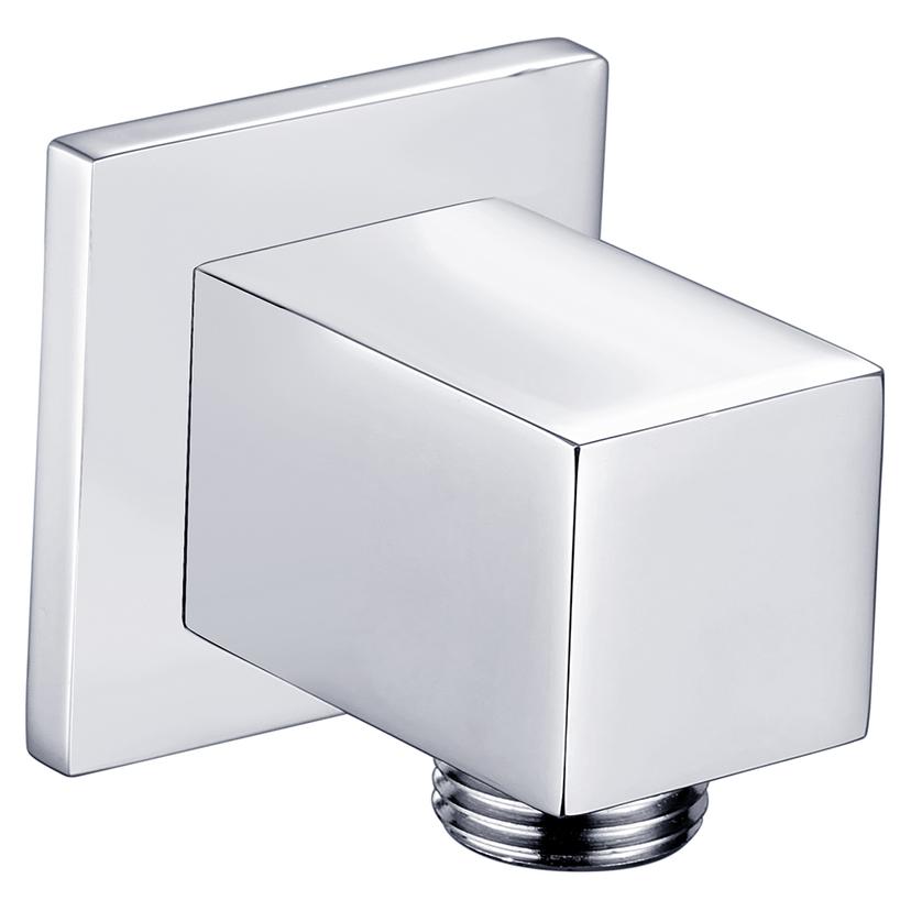 Chrome Wall Outlet Elbow - Square