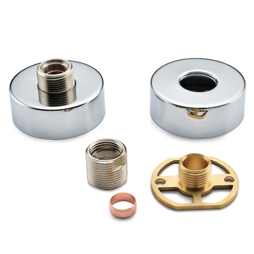 Exposed Shower Valve Fast Fitting Kit Round (Pair)