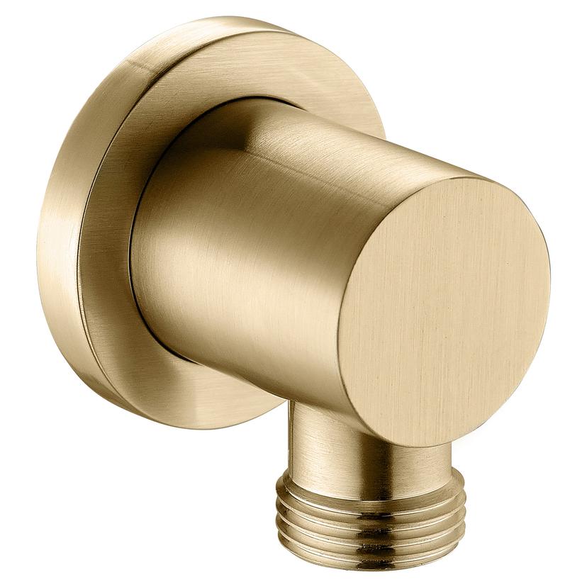 Wall Outlet Elbow - Brushed Brass