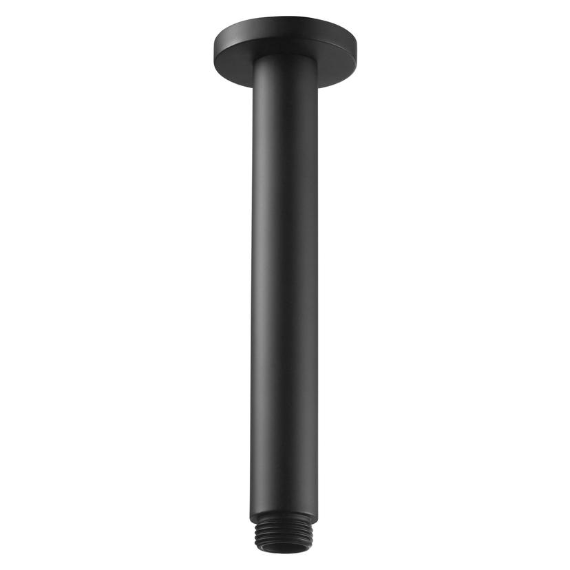 Round Ceiling Arm 317mm - Matt Black