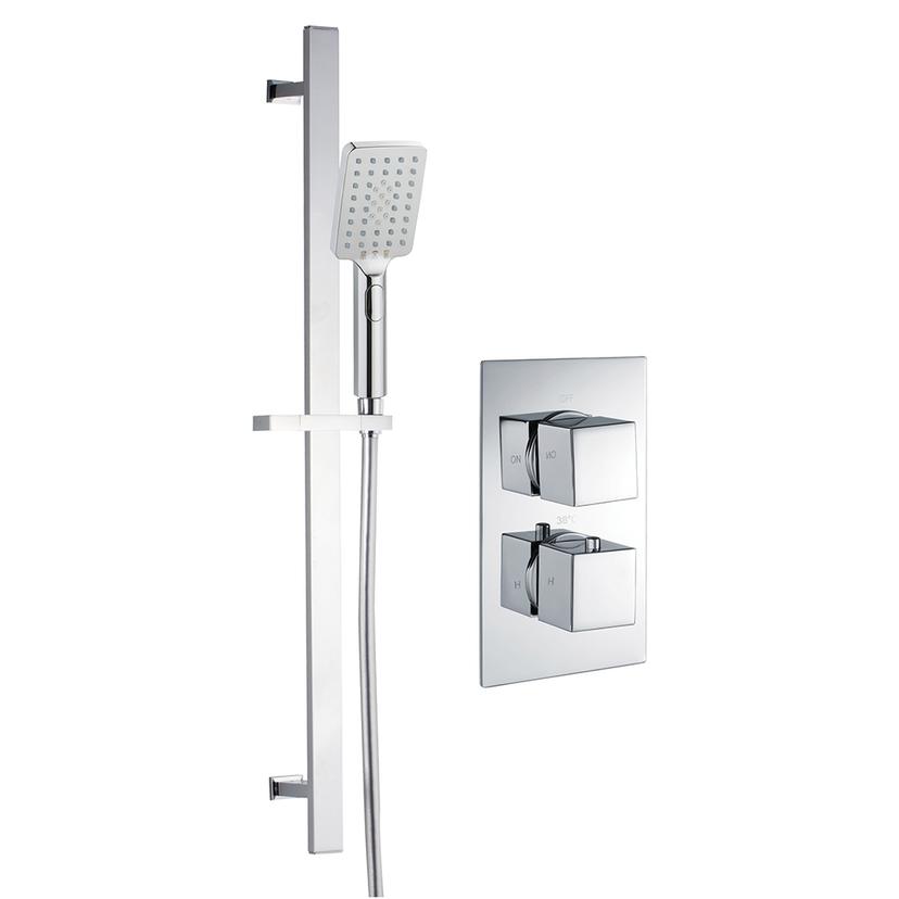 Murcia Shower Pack One - Twin Single Outlet With Riser Kit