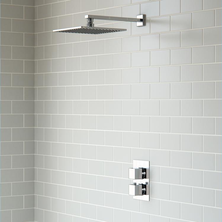 Murcia Shower Pack Two - Twin Single Outlet With Overhead