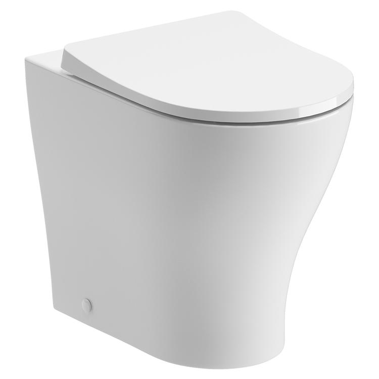 Trento Rimless Back To Wall WC & Soft Close Seat