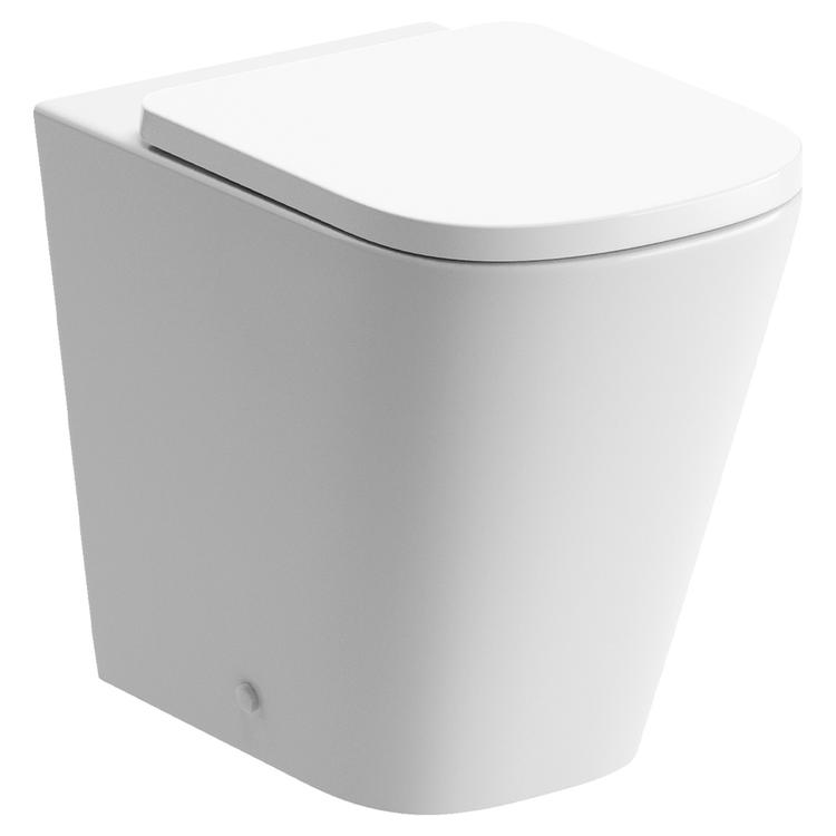 Messina Rimless Back To Wall Short Projection WC & Soft Close Seat