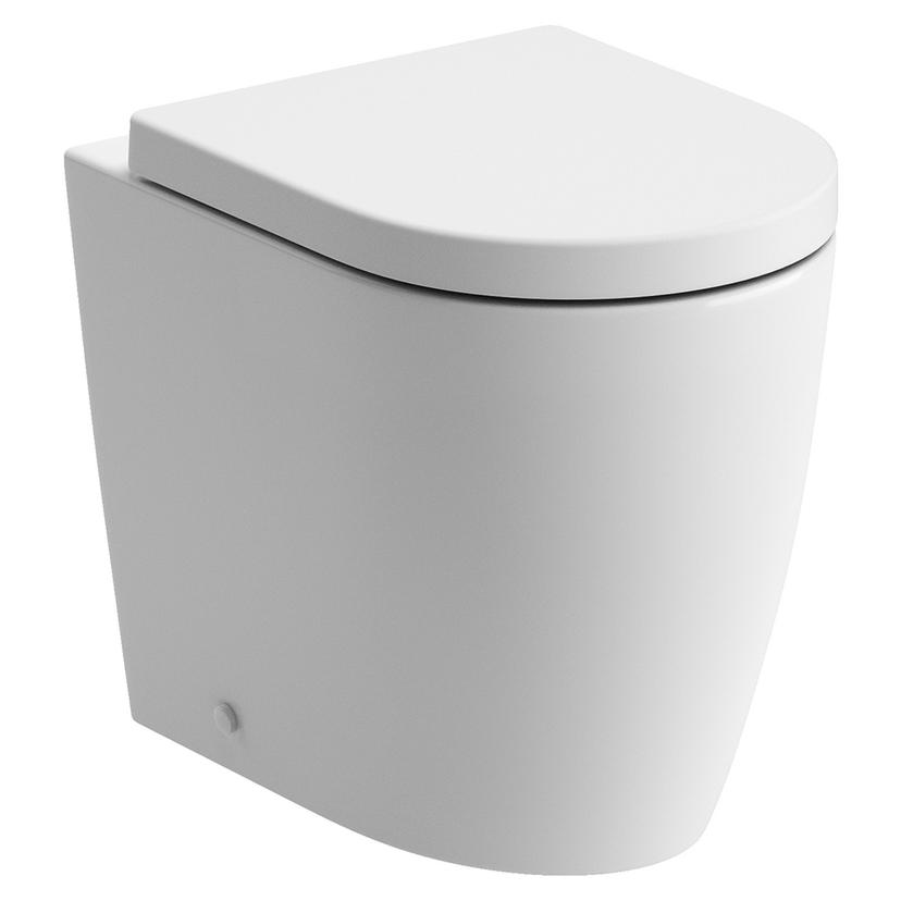 Milan Rimless Back To Wall WC & Soft Close Seat