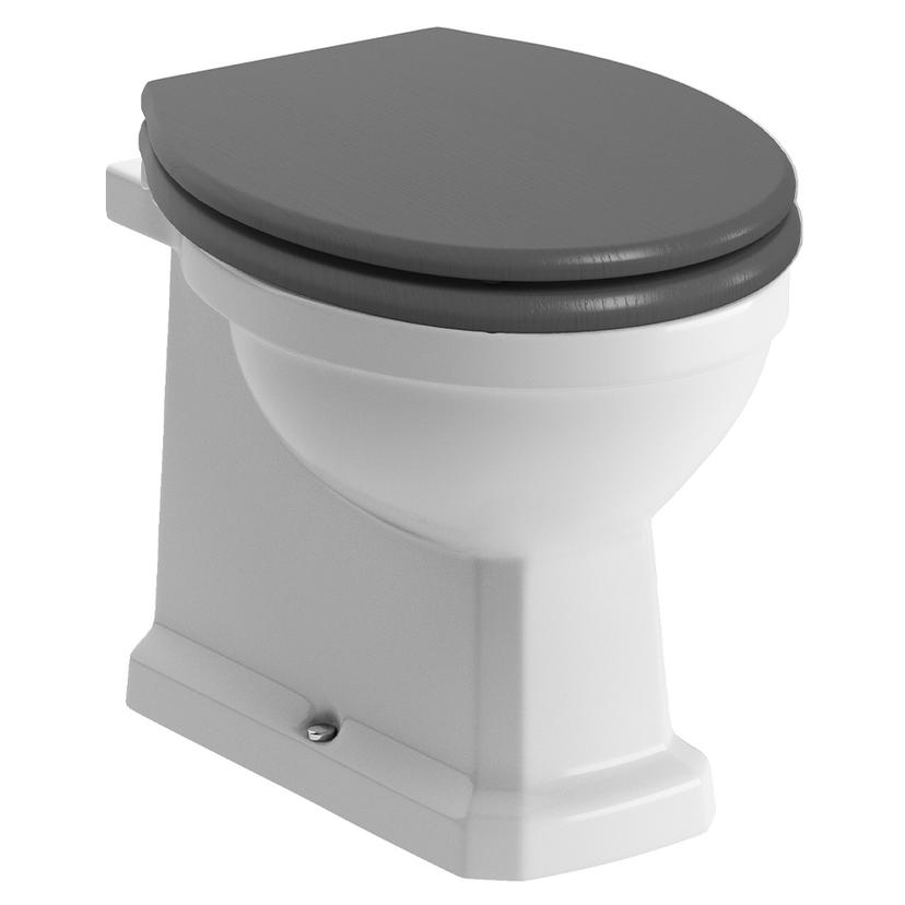 Bari Back to Wall WC & Grey Ash Soft Close Seat