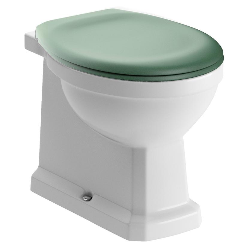 Bari Back to Wall WC & Sage Green Soft Close Seat